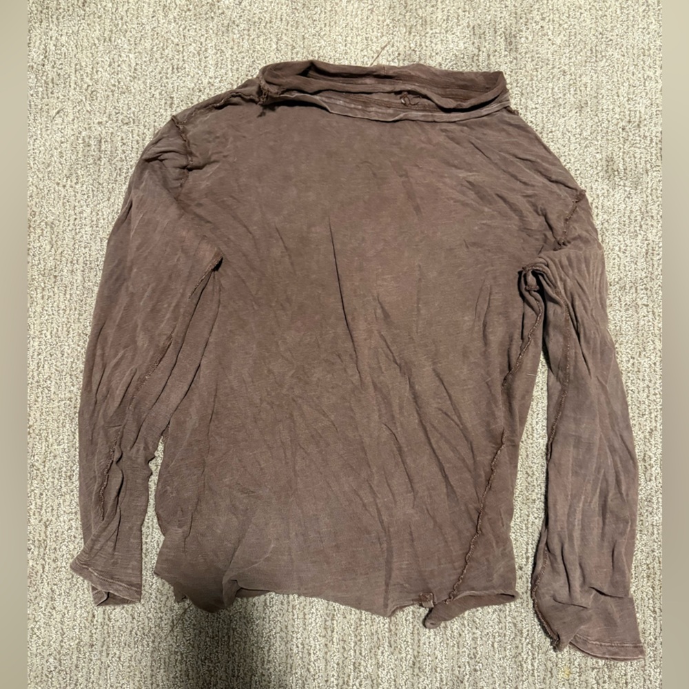 Free people long sleeve mock neck